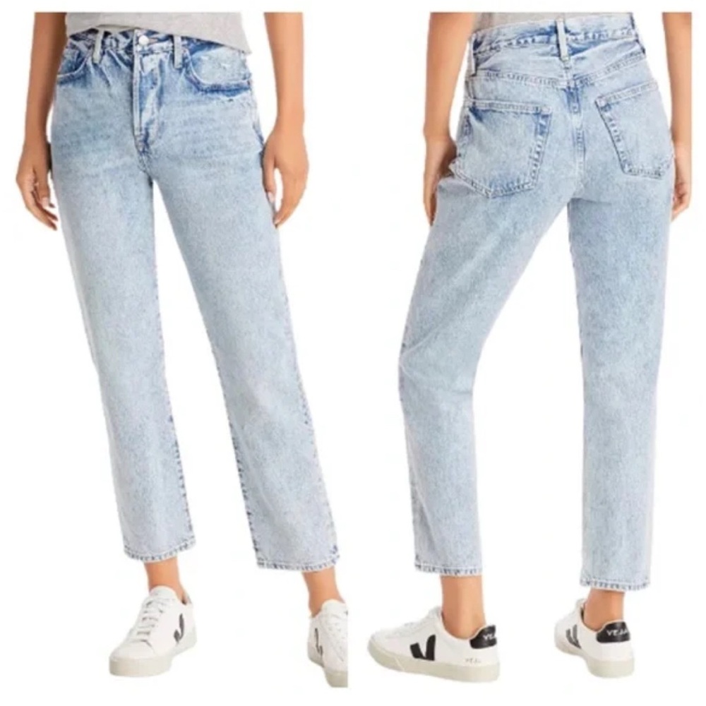 FRAME DENIM Le Original High Rise Slim Straight Leg Jeans Richlake